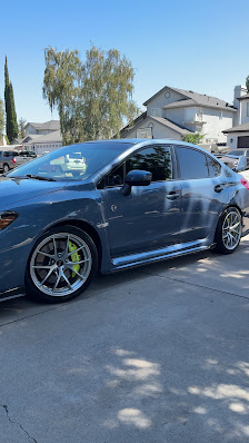Detailed Subaru WRX with fresh finish